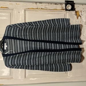 Women's Saywhat Navy Gray Cardigan